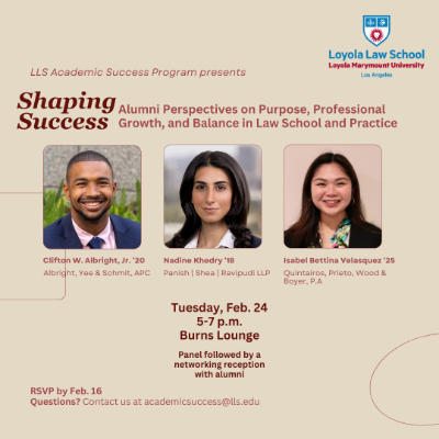 Photo of event speakers